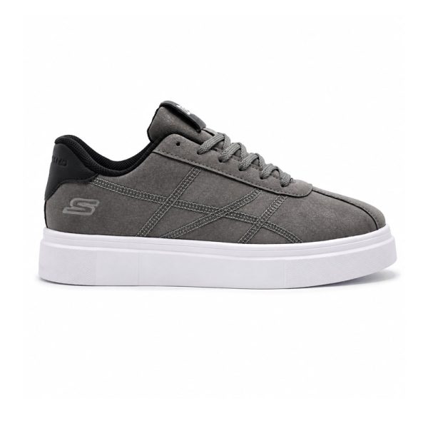 کفش راحتی مردانه مدل اسکیچرز SKECHERS رنگ طوسی کد 40154